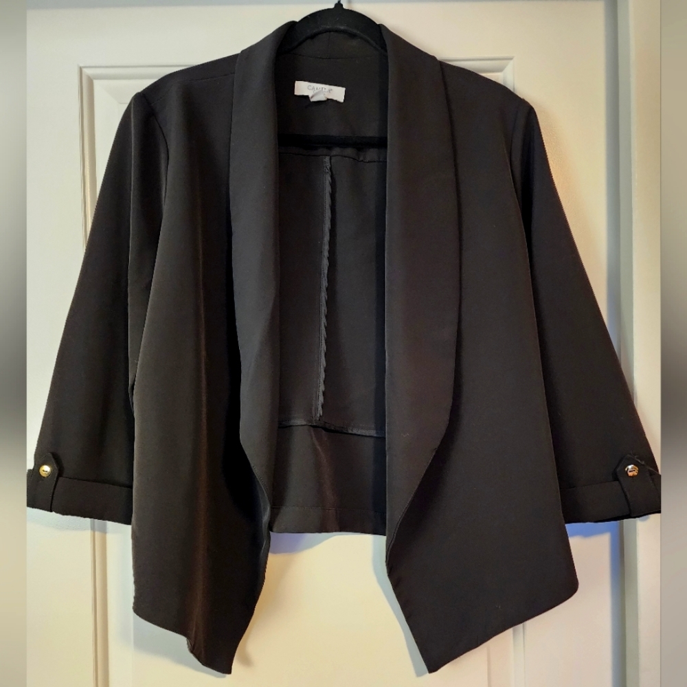 Camila Blazer, Size 10, Black